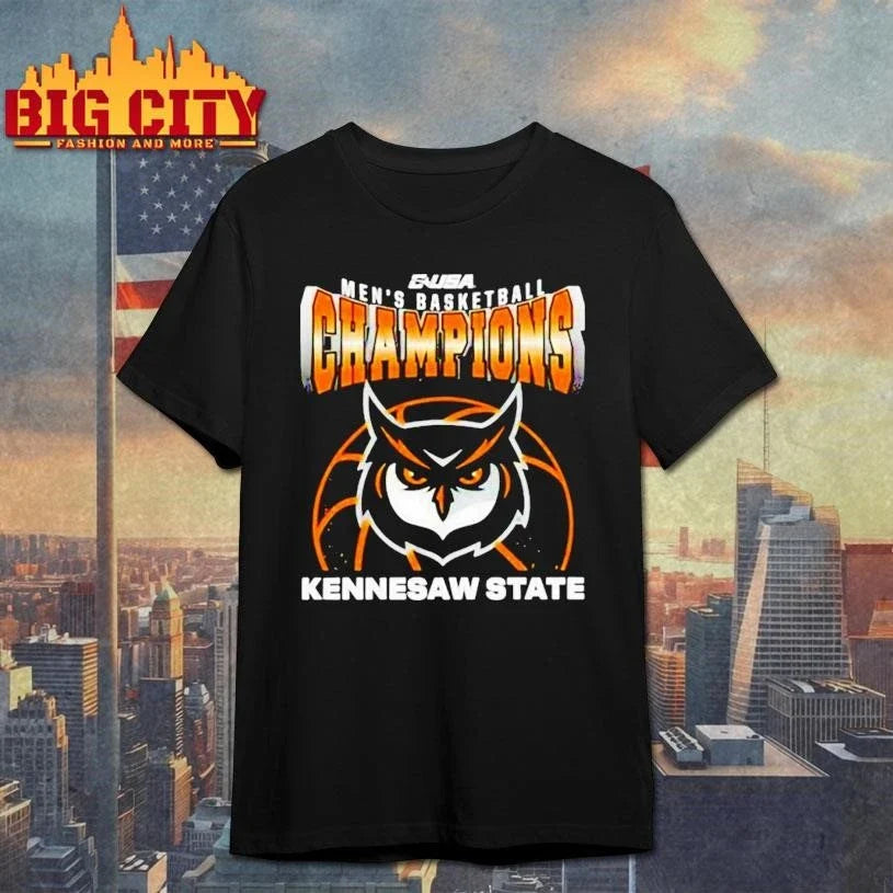 Kennesaw State Owls Champions C USA Men’s Basketball Tournament 2026 Shirt Unisex