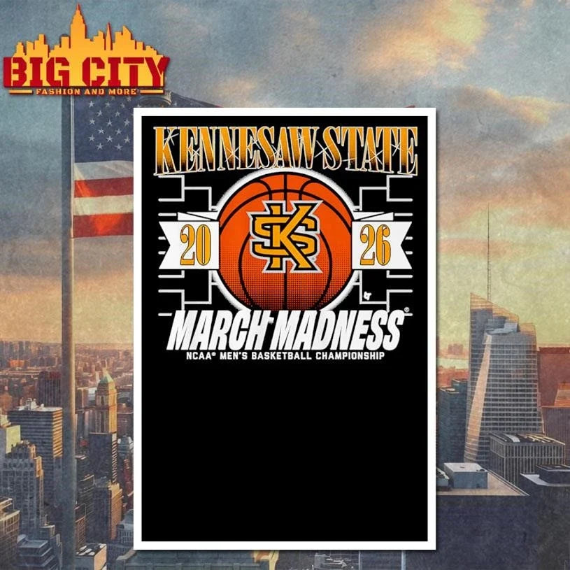 Kennesaw State Owls MBB 2026 March Madness Shirt Unisex