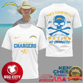 Kenny Chesney No Shoes Nation x Los Angeles Chargers Football Two Sided Shirt Unisex