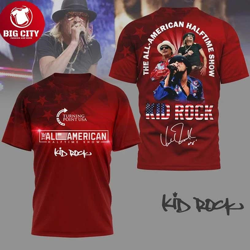 Kid Rock The All American Halftime Show Two Sided Shirt Unisex