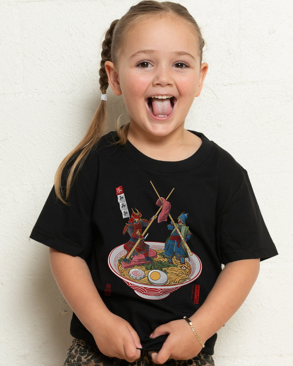 Samurai Duel over Ramen Kids Unisex