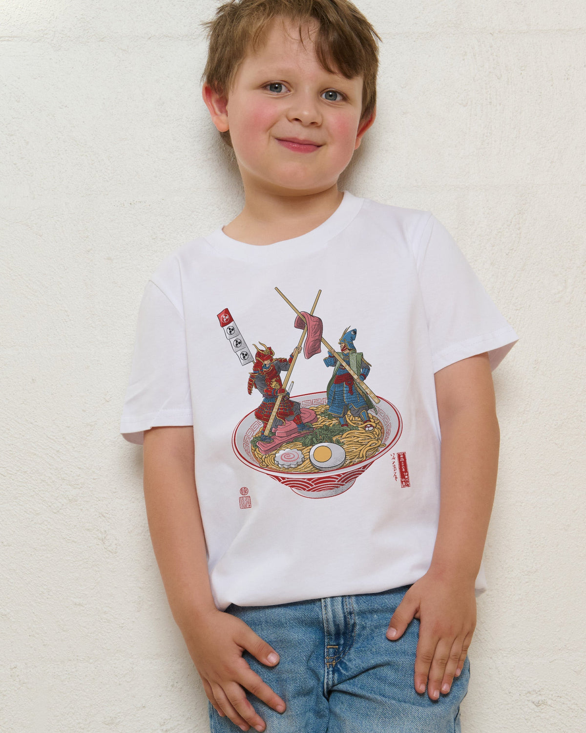 Samurai Duel over Ramen Kids Unisex