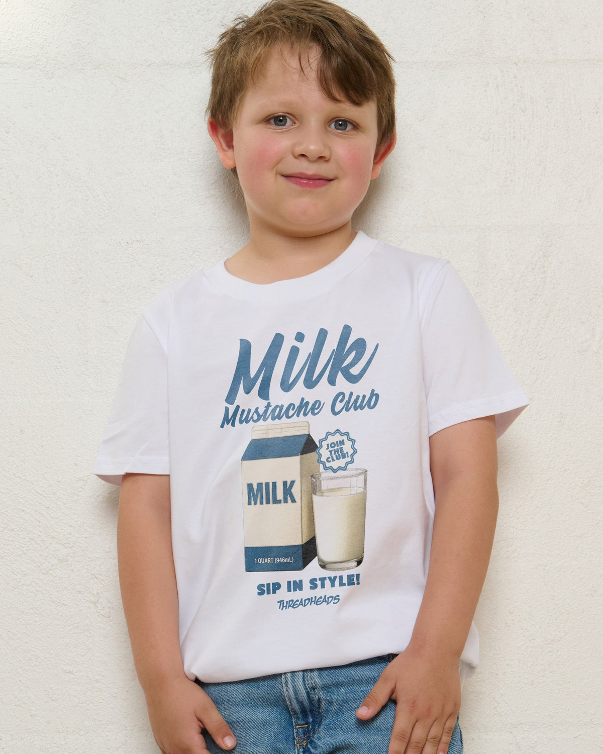 Milk Mustache Club Kids Unisex