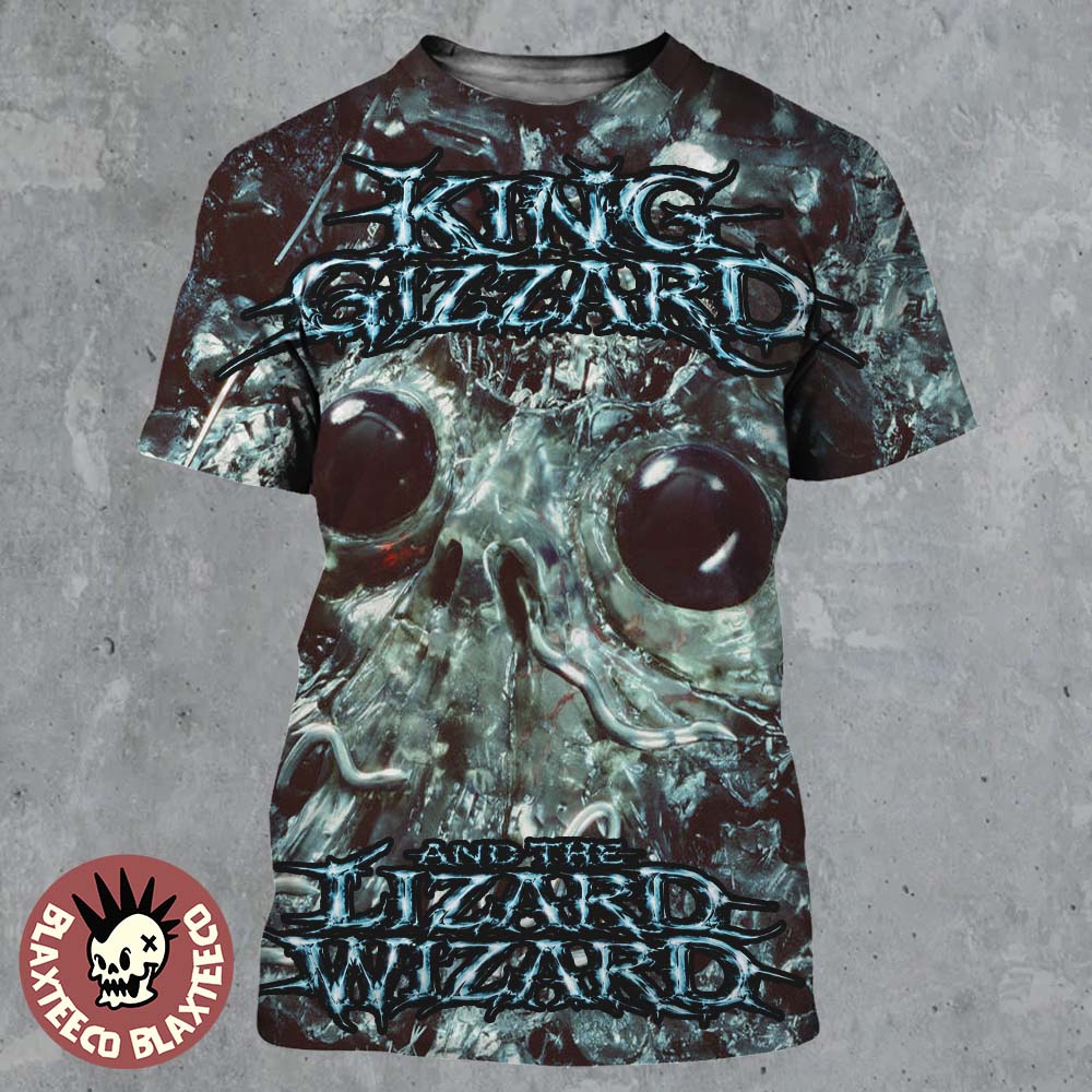 King Gizzard And The Lizard Wizard Alien Metal Album Cover Art All Over Print Shirt