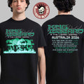 King Gizzard And The Lizard Wizard Australia 2026 Tour Schedule Dates Two Sided T-Shirt