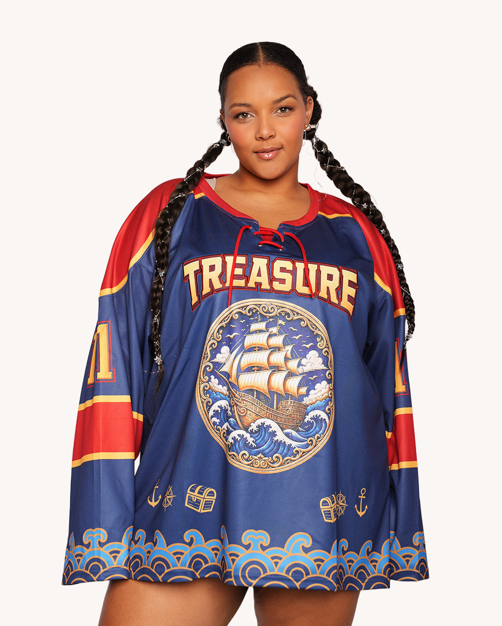 King of the Pirates Hockey Jersey