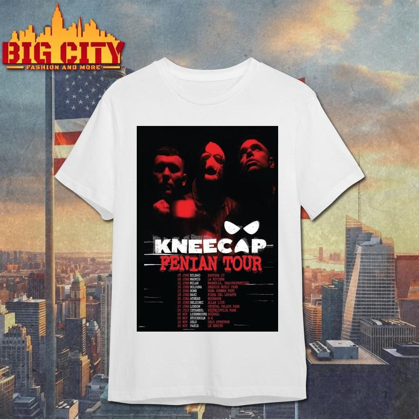 Kneecap Fenian Europe Tour 2026 Schedule Poster Shirt Unisex