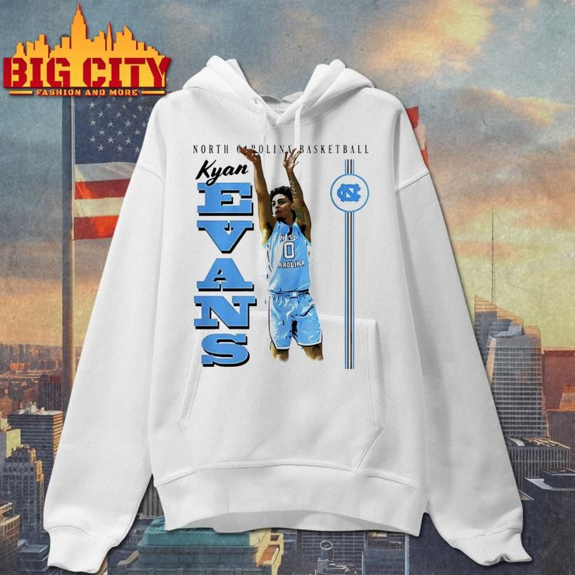 Kyan Evans North Carolina Tar Heels Portrait Shirt Unisex