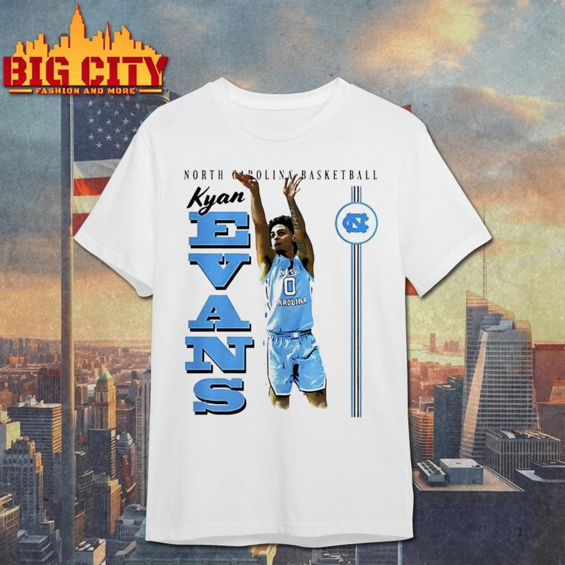 Kyan Evans North Carolina Tar Heels Portrait Shirt Unisex