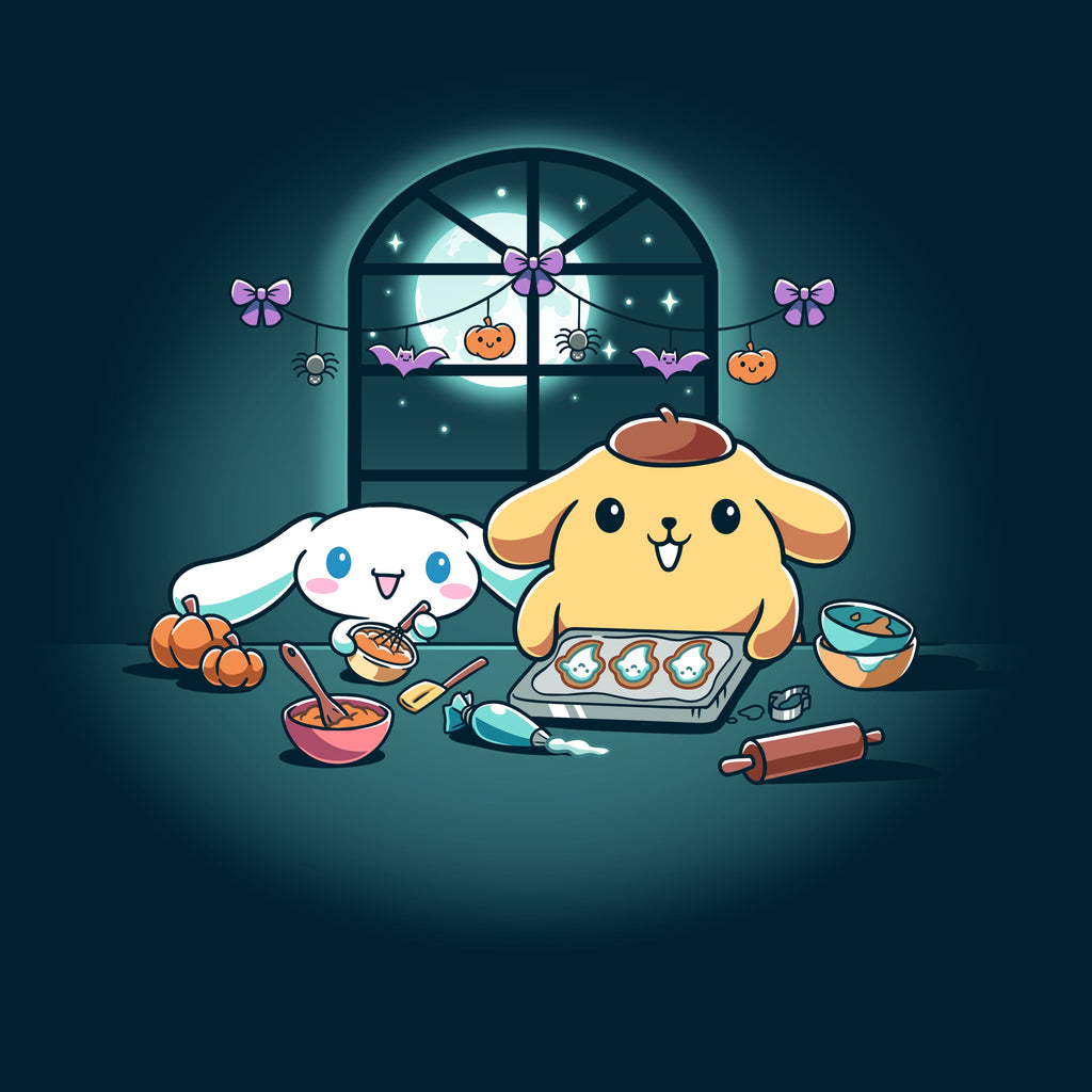 Cinnamoroll and Pompompurin's Halloween Baking Unisex