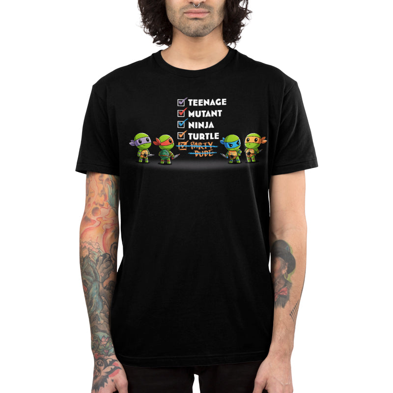 Teenage Mutant Ninja Turtle Checklist Unisex