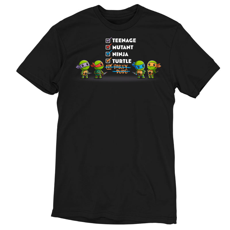 Teenage Mutant Ninja Turtle Checklist Unisex