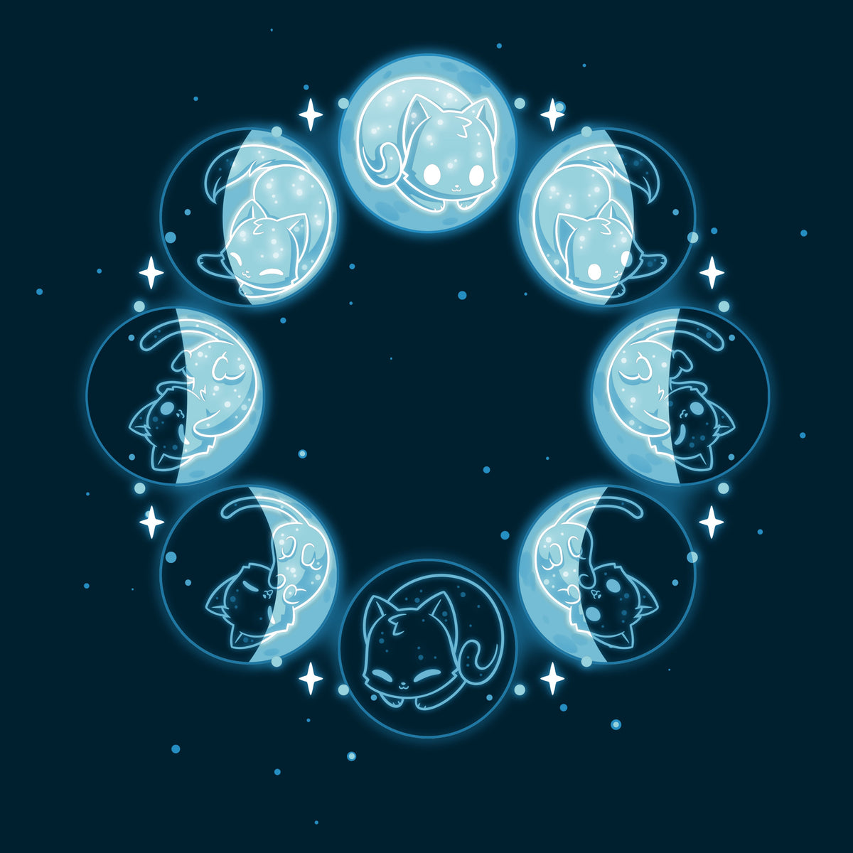 Kitty Moon Phases Unisex