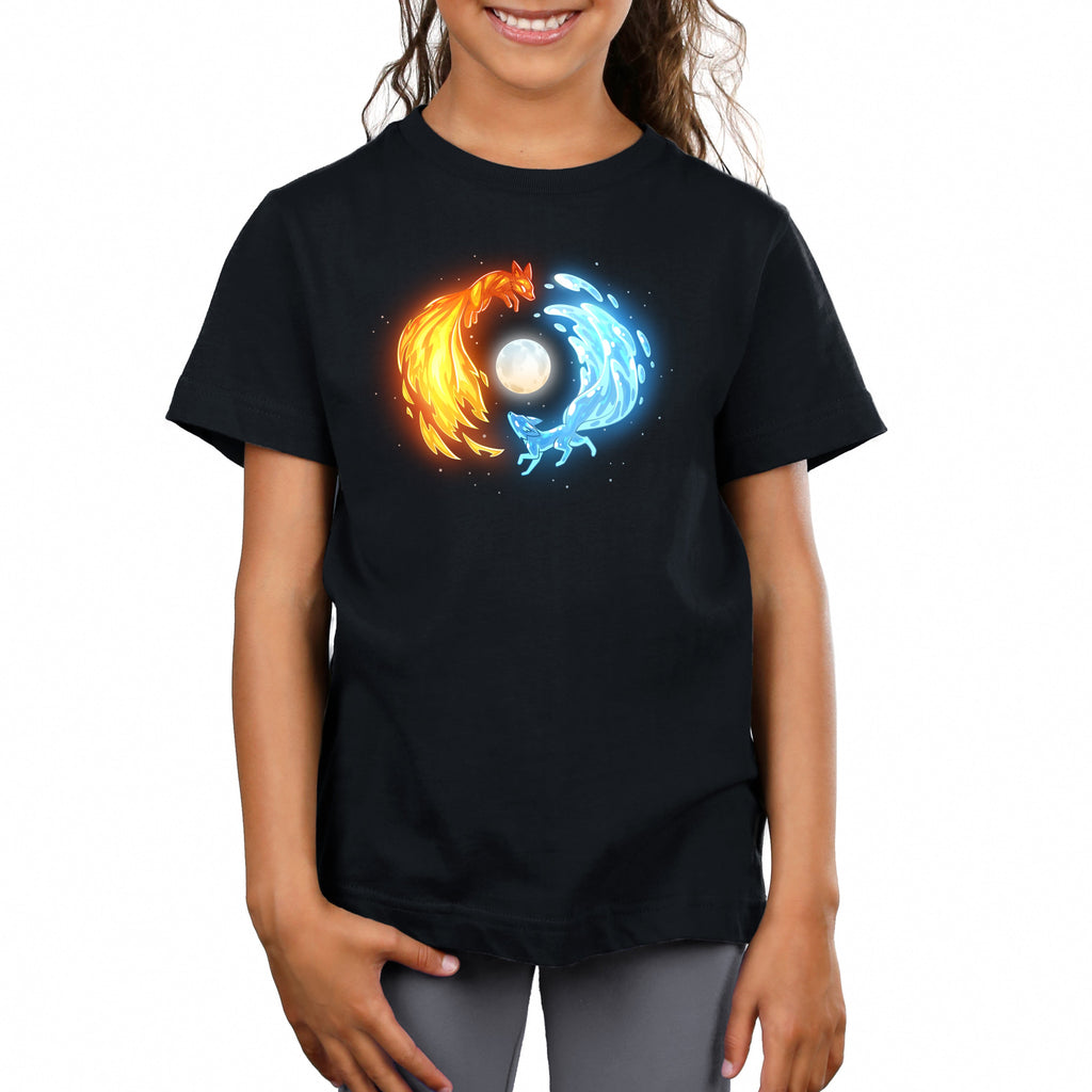 Fire and Water Kitsune Unisex