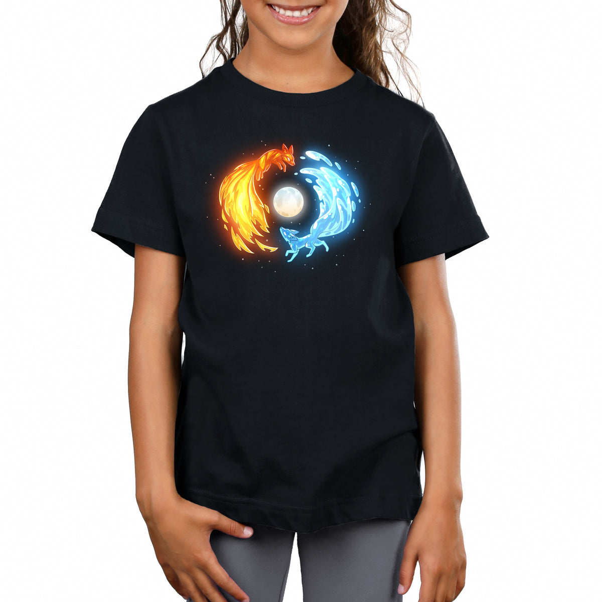 Fire and Water Kitsune Unisex