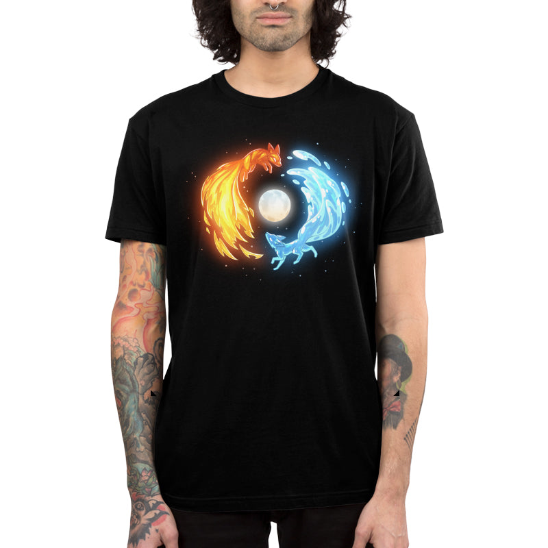 Fire and Water Kitsune Unisex