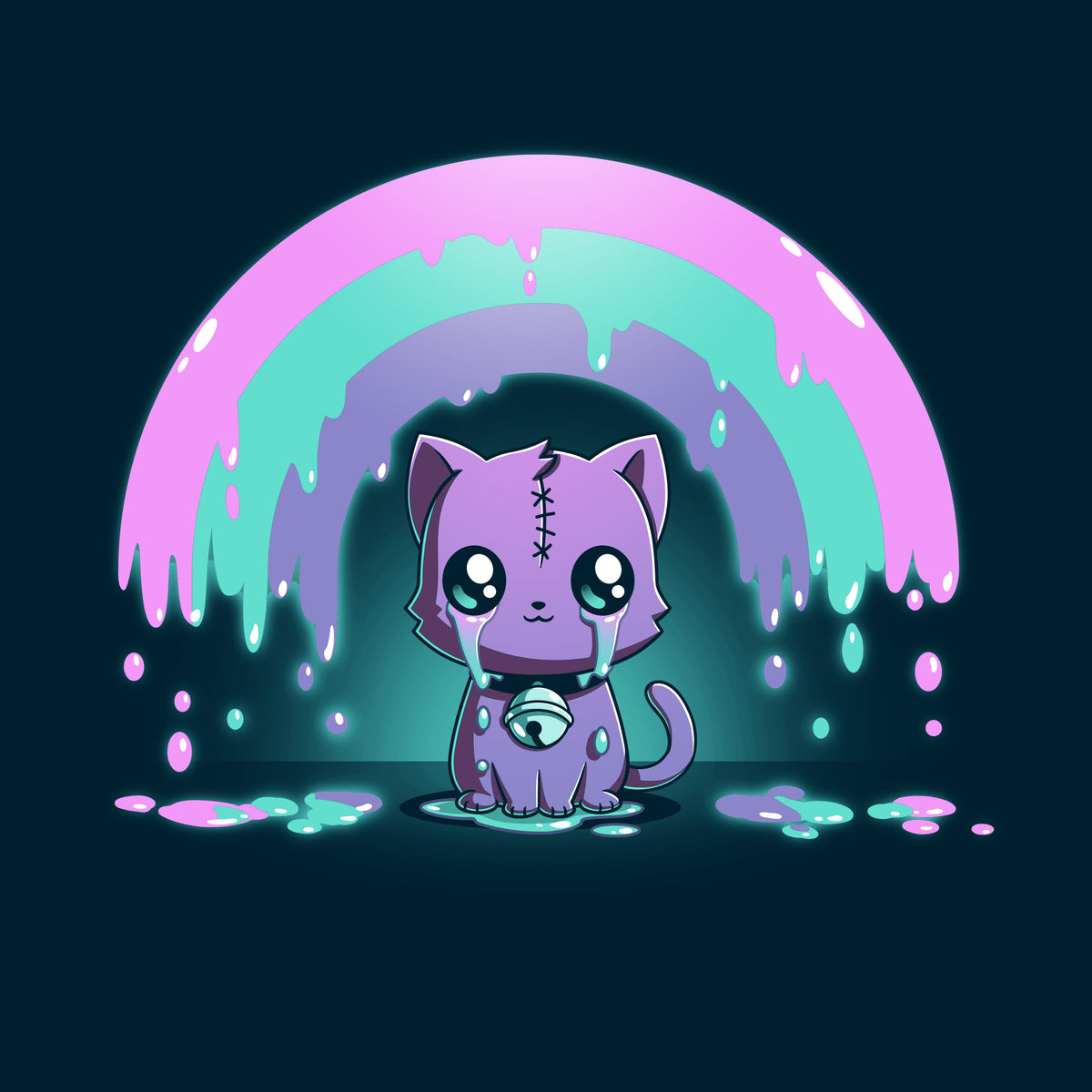 Rainbow Crying Cat Unisex