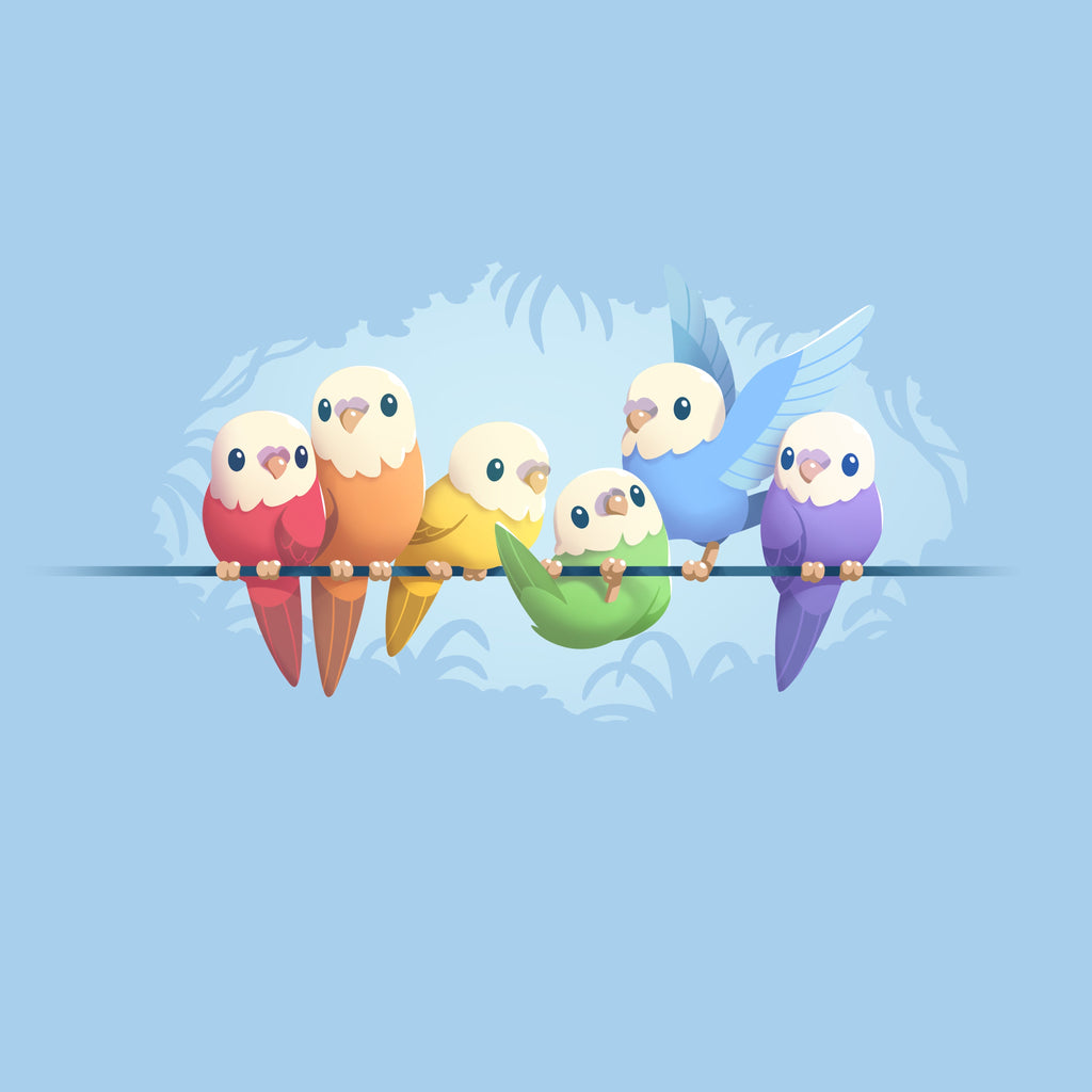 Rainbow Parakeets Unisex
