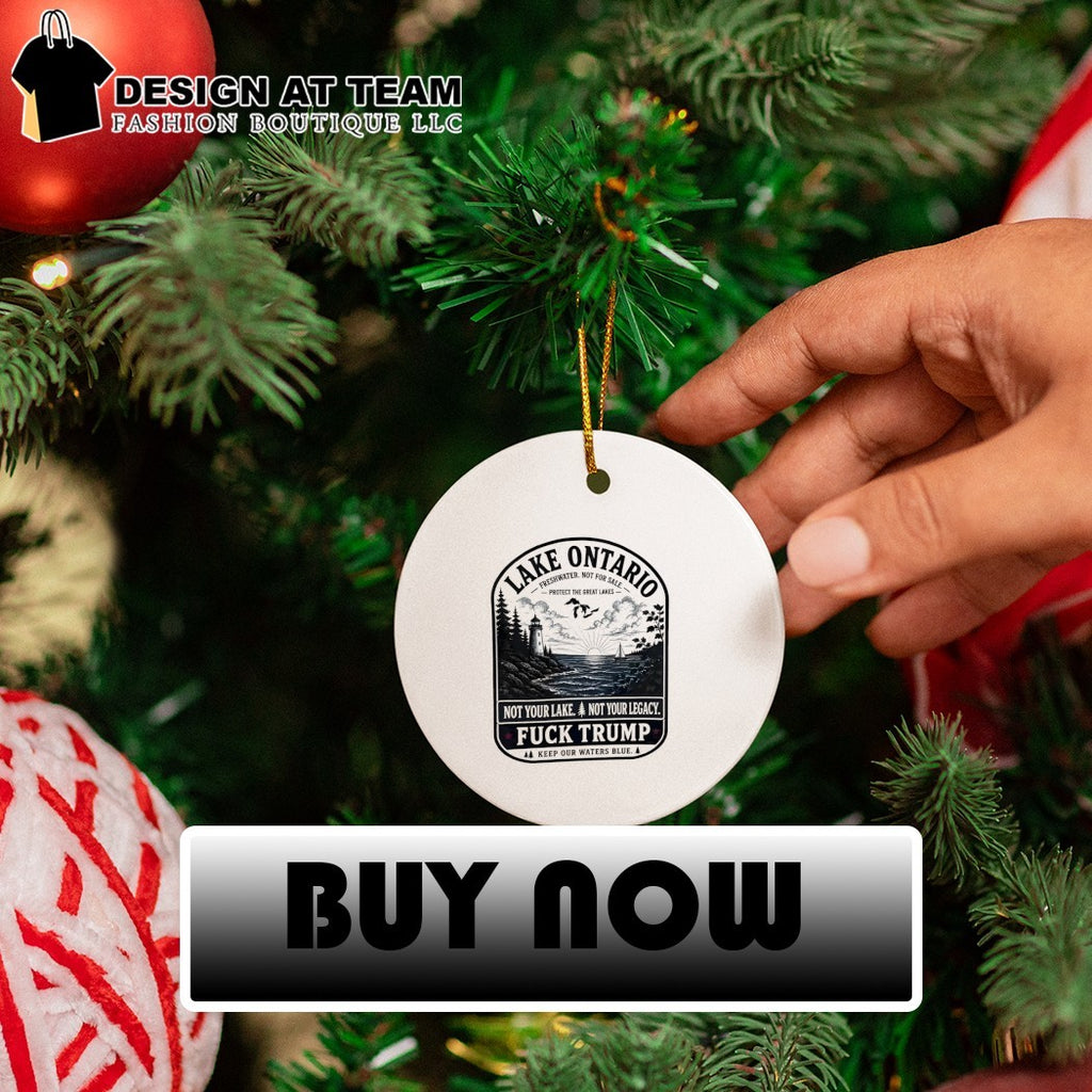 Lake Onrario not your lake not your legacy fuck Trump keep our water blue shirt