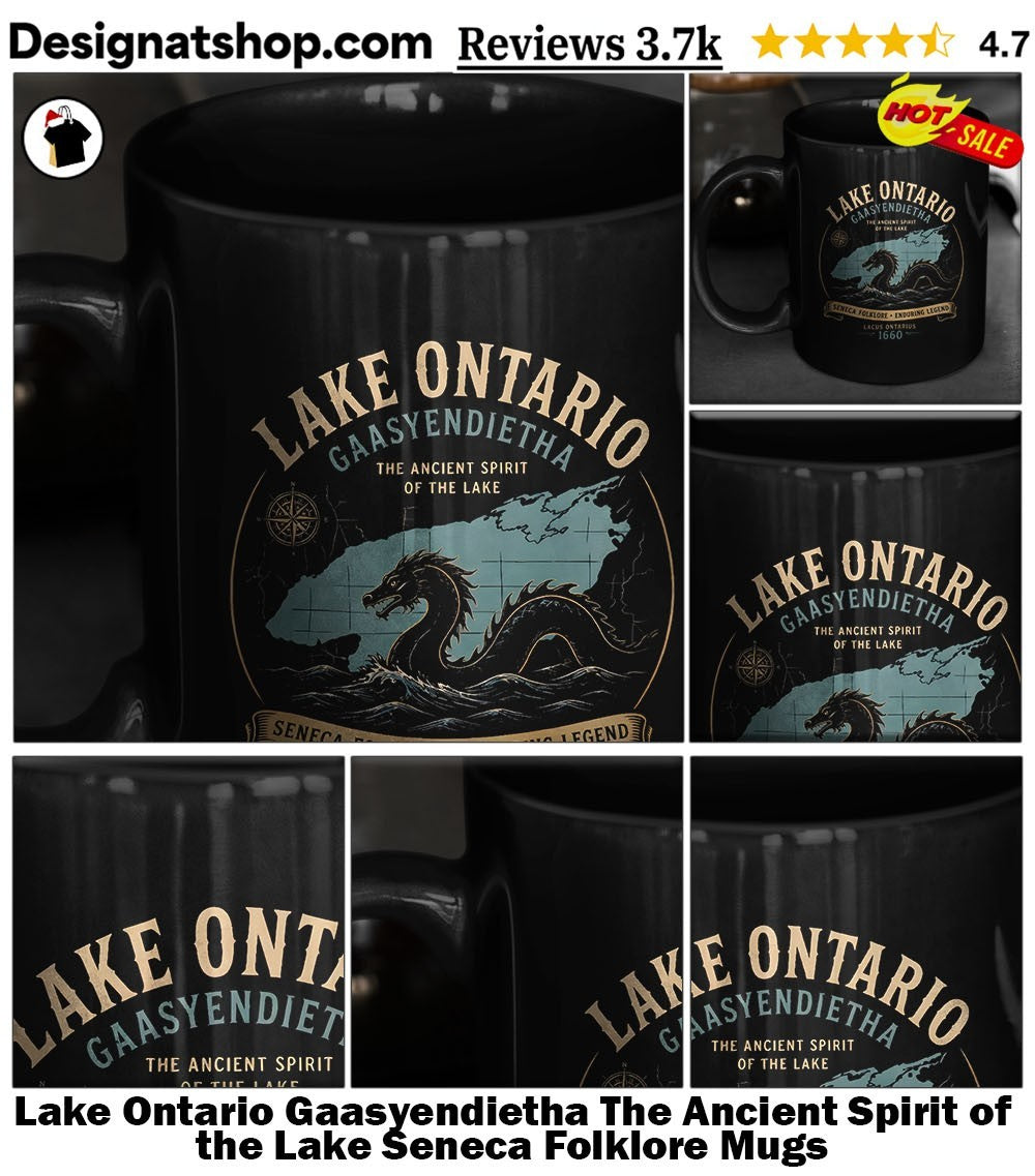 Lake Ontario Gaasyendietha The Ancient Spirit of the Lake Seneca Folklore shirt