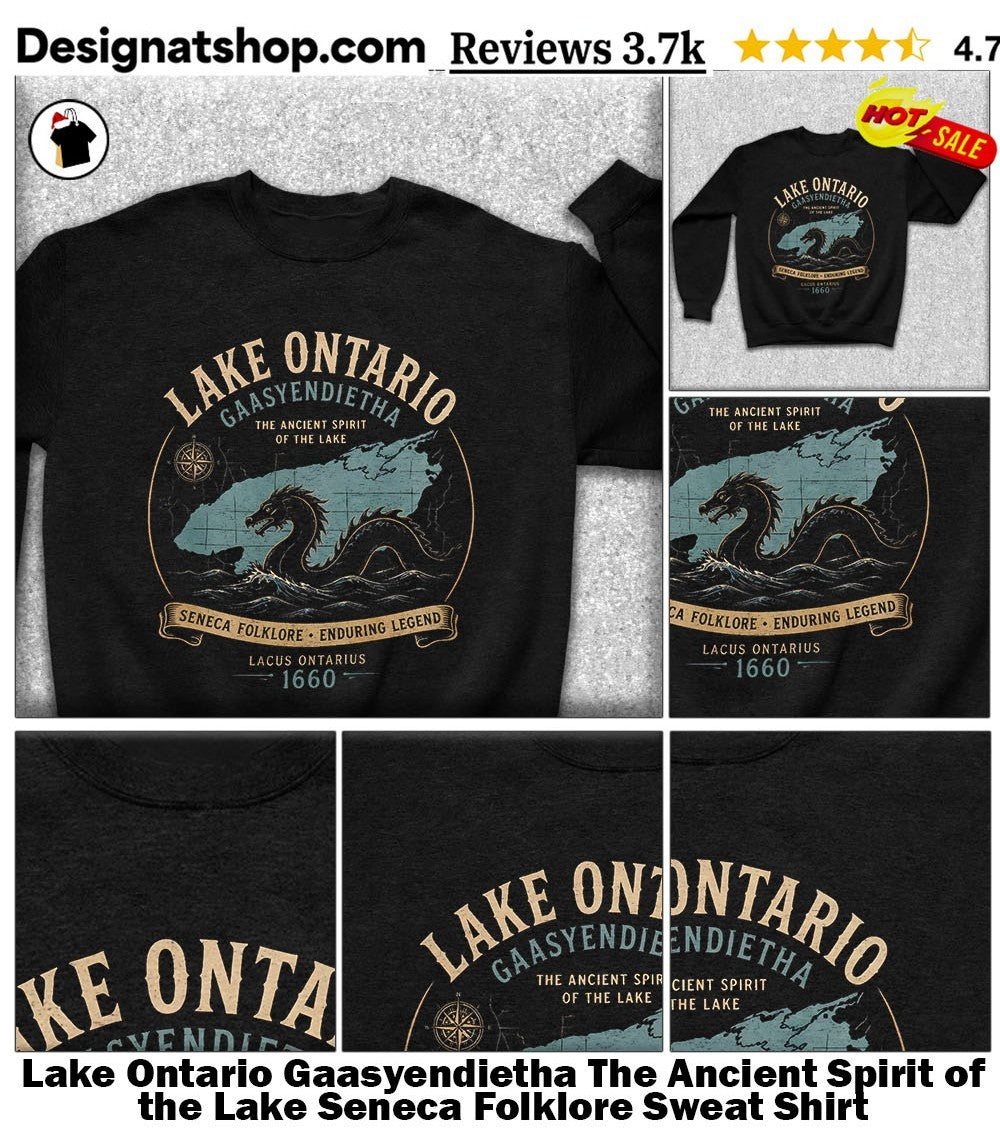 Lake Ontario Gaasyendietha The Ancient Spirit of the Lake Seneca Folklore shirt