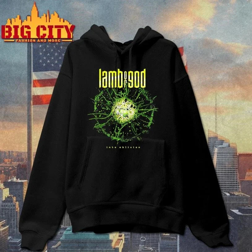 Lamb Of God Into Oblivion 10th Studio Album Cover Art Merch Burst Shirt Unisex