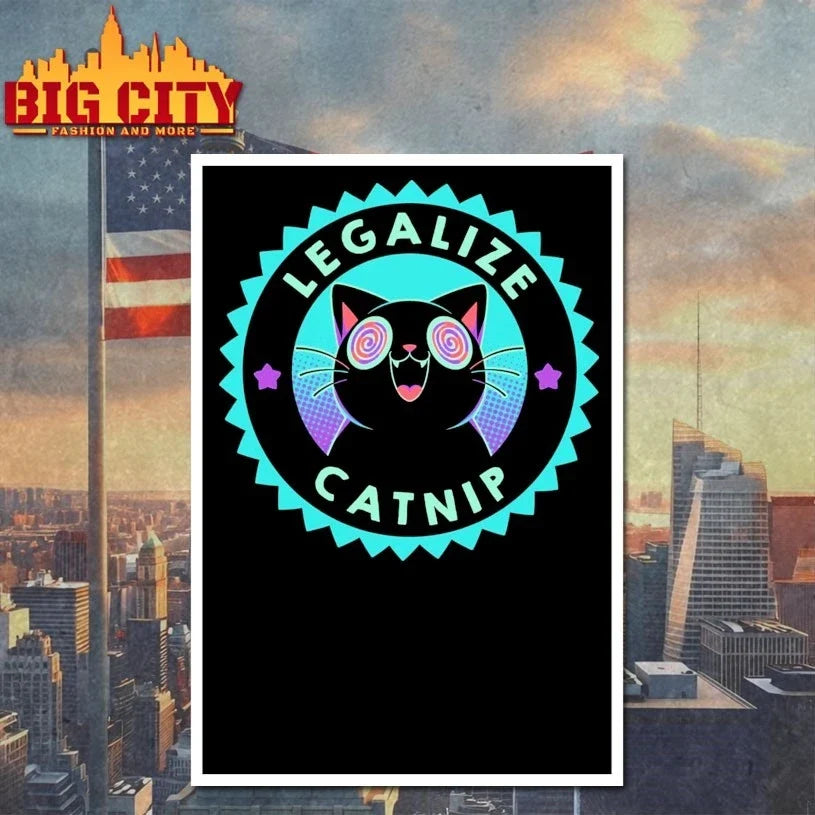 Legalize Catnip Psychedelic Kitten Unisex