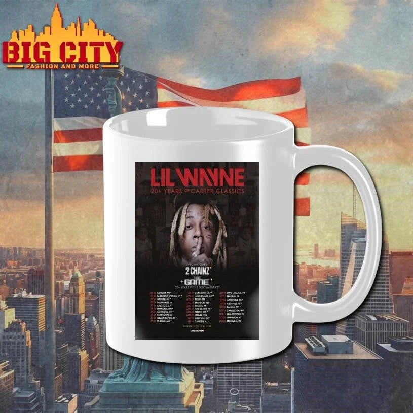 Lil Wayne 20 Years Of Carter Classics North America 2026 Schedule Venue Dates Poster Shirt