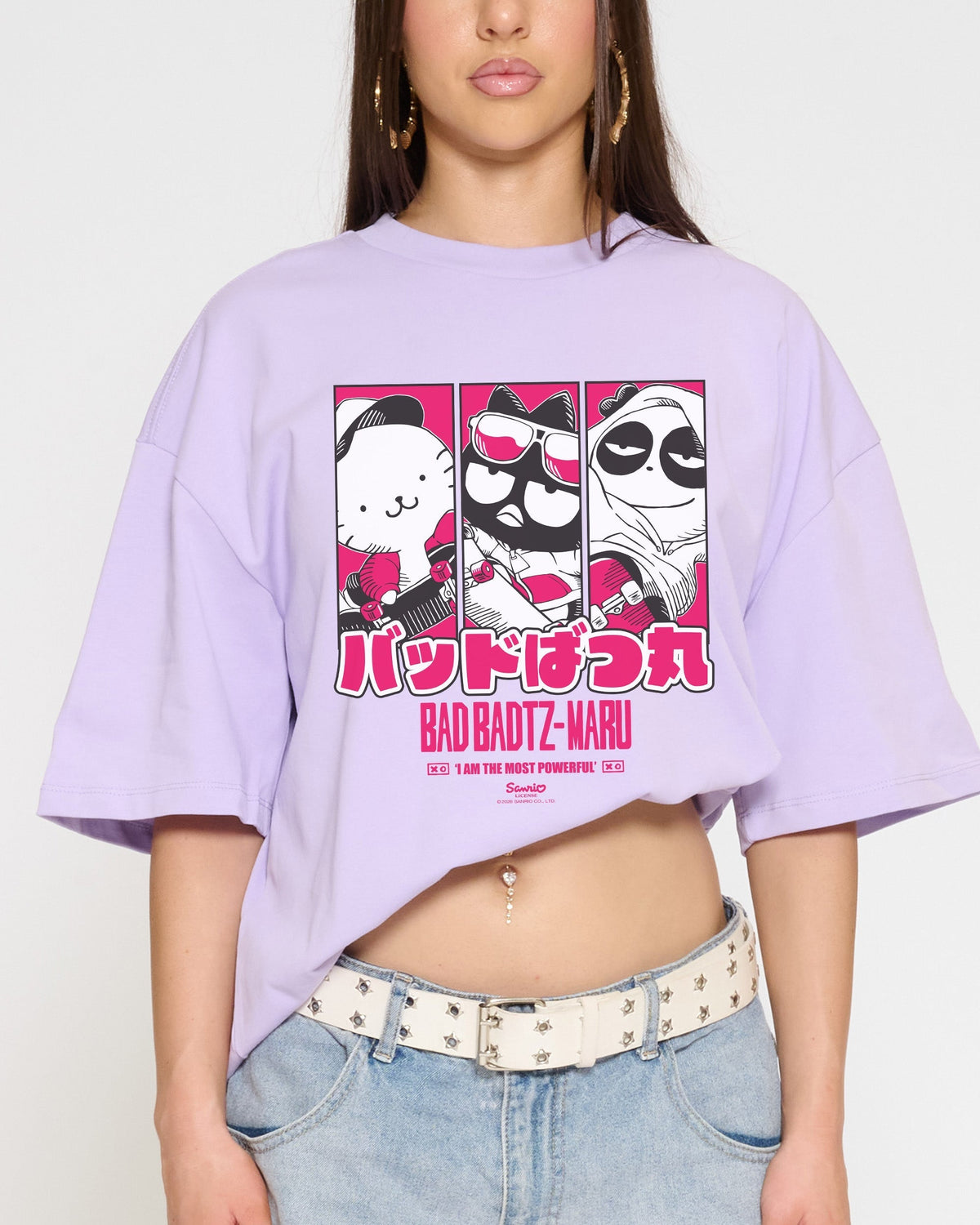 Bad Badtz-Maru Skate Oversized Tee Unisex