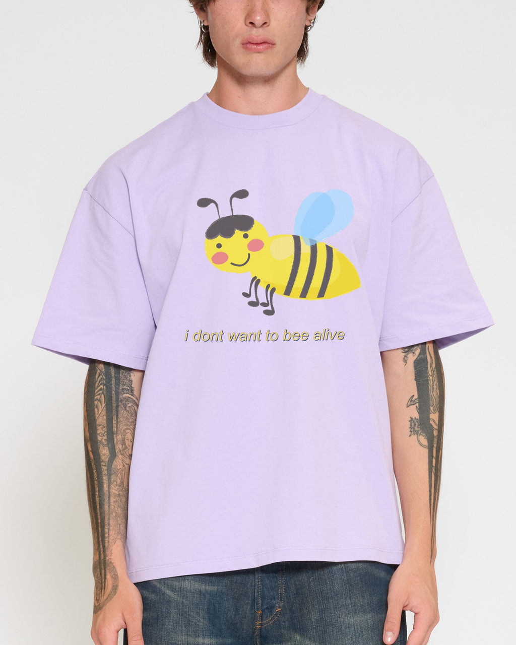 I Don't Want To Oversized Tee Unisex