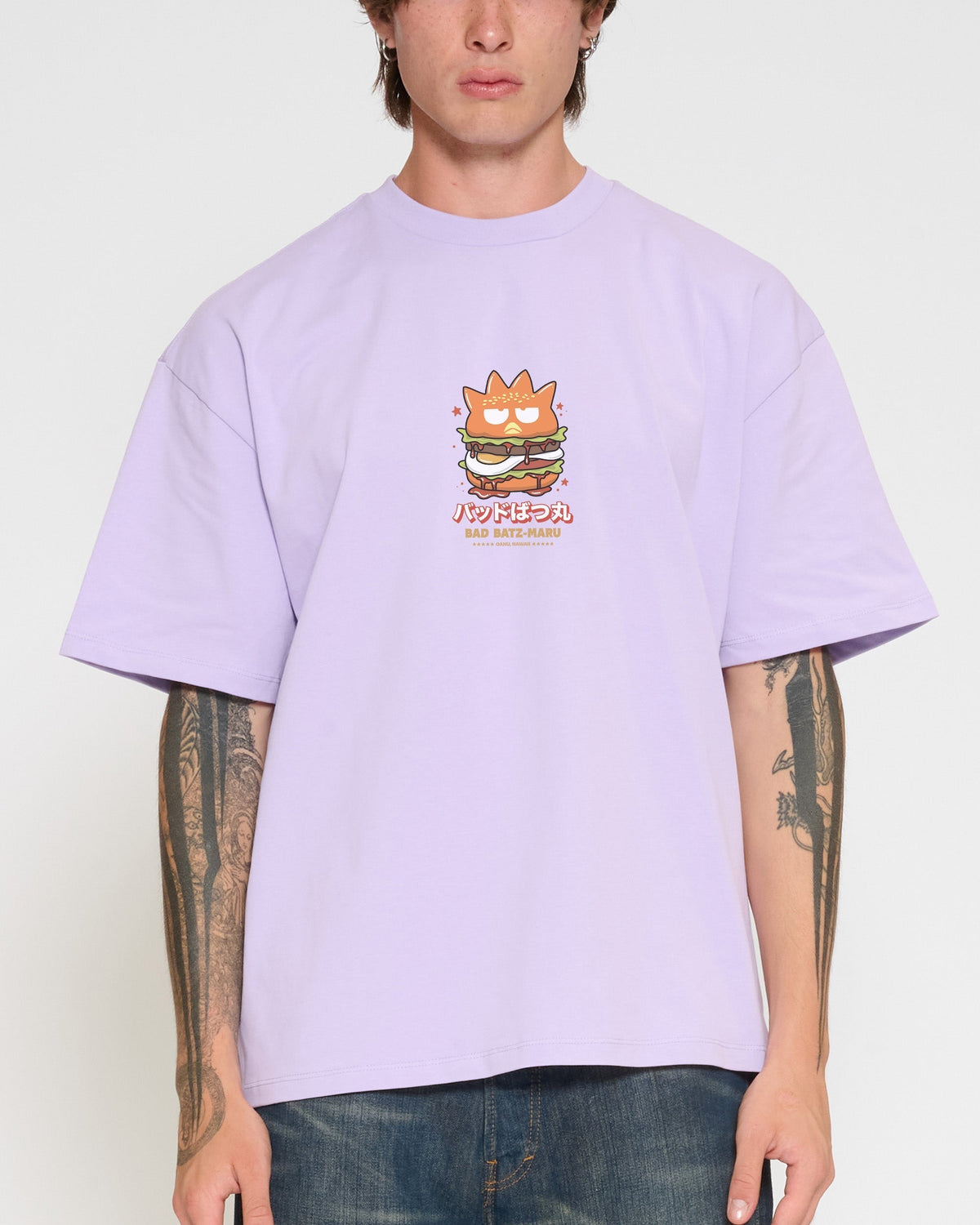 Bad Badtz-Maru Burger Oversized Tee Unisex