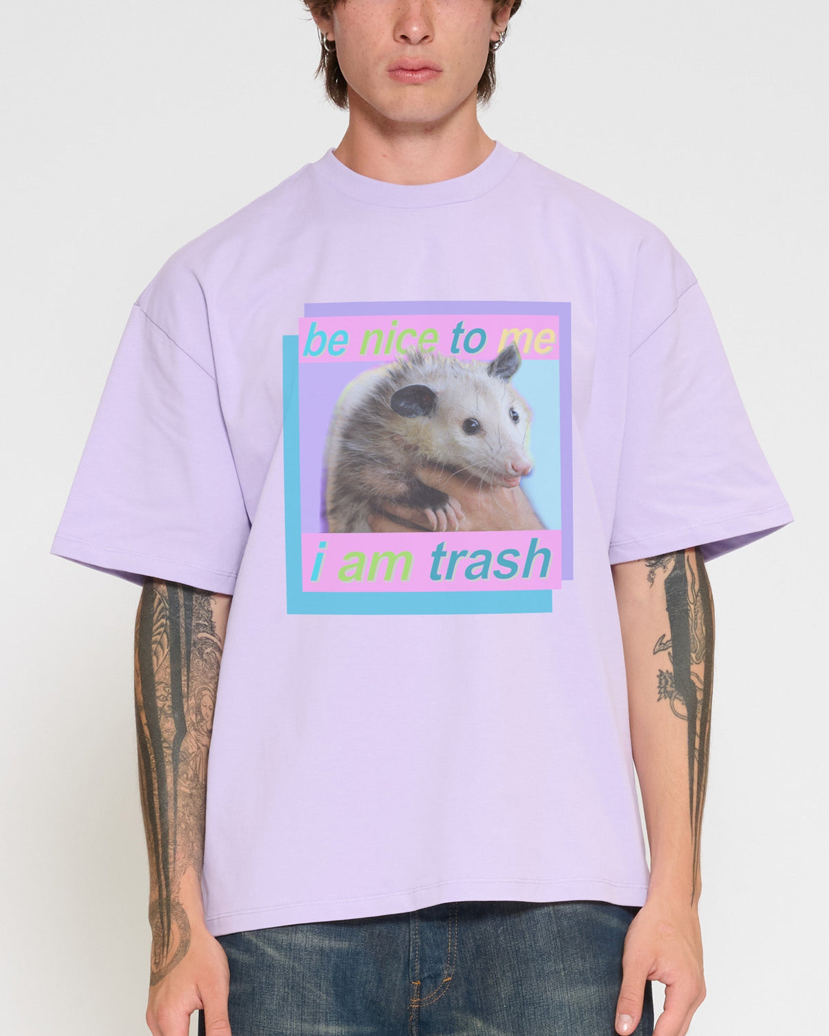 Be Nice to Me Oversized Tee Unisex