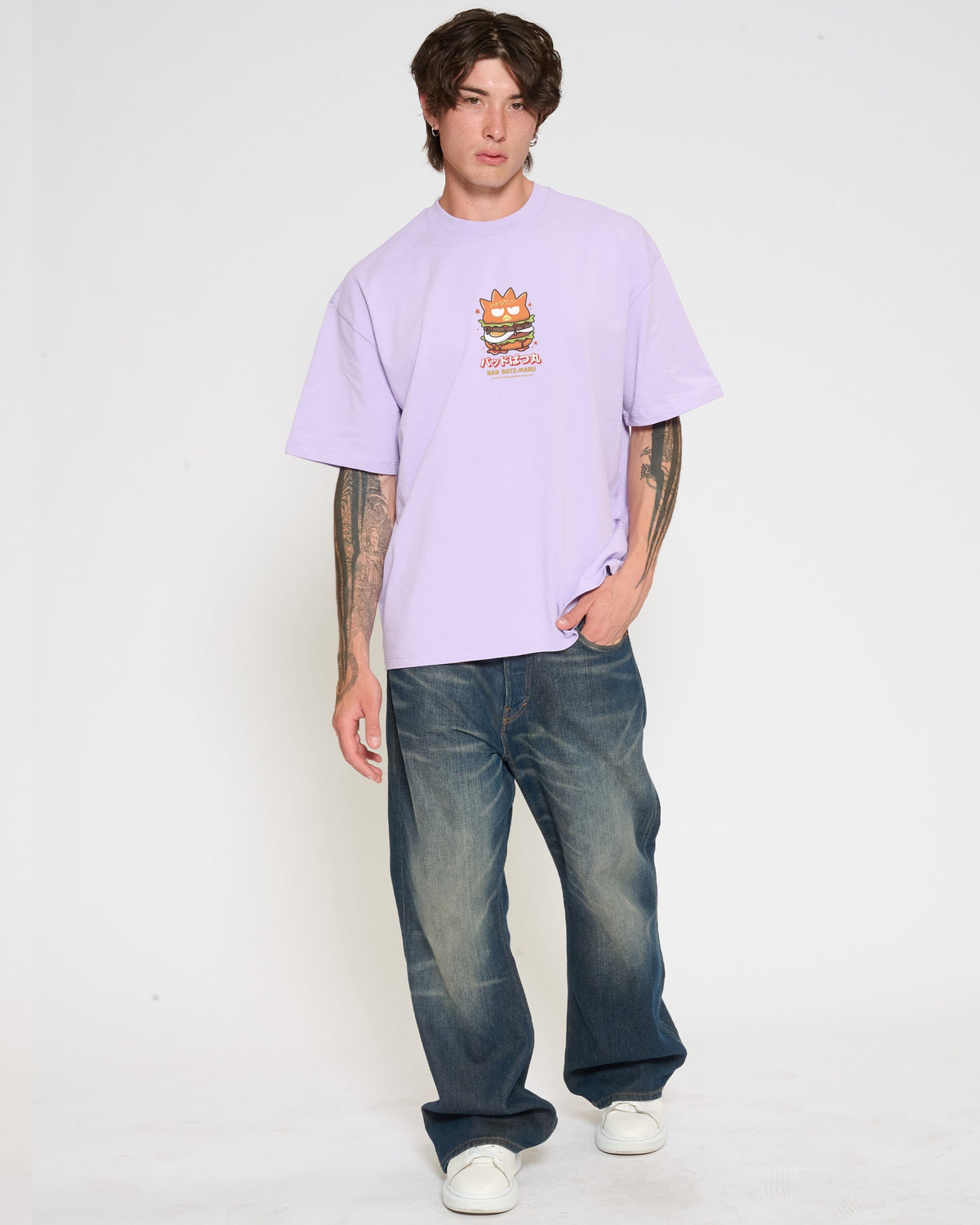 Bad Badtz-Maru Burger Oversized Tee Unisex