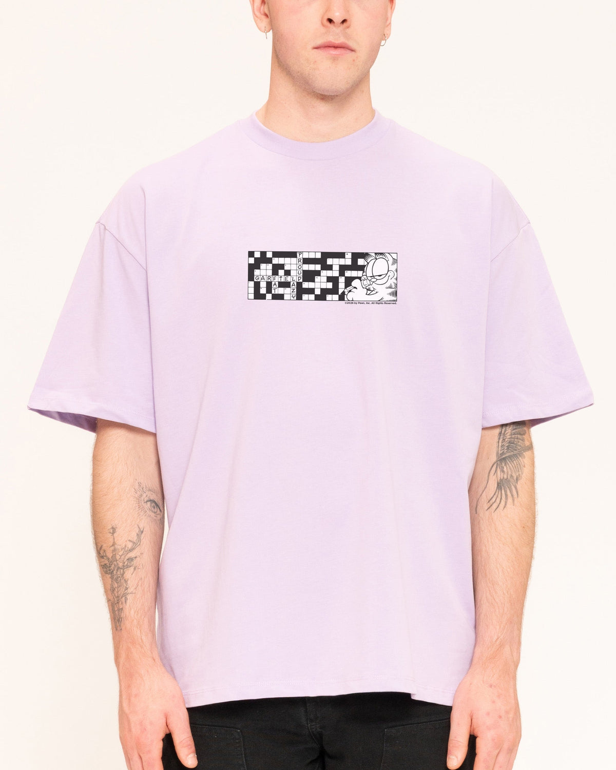 Cross Cat Oversized Tee Unisex
