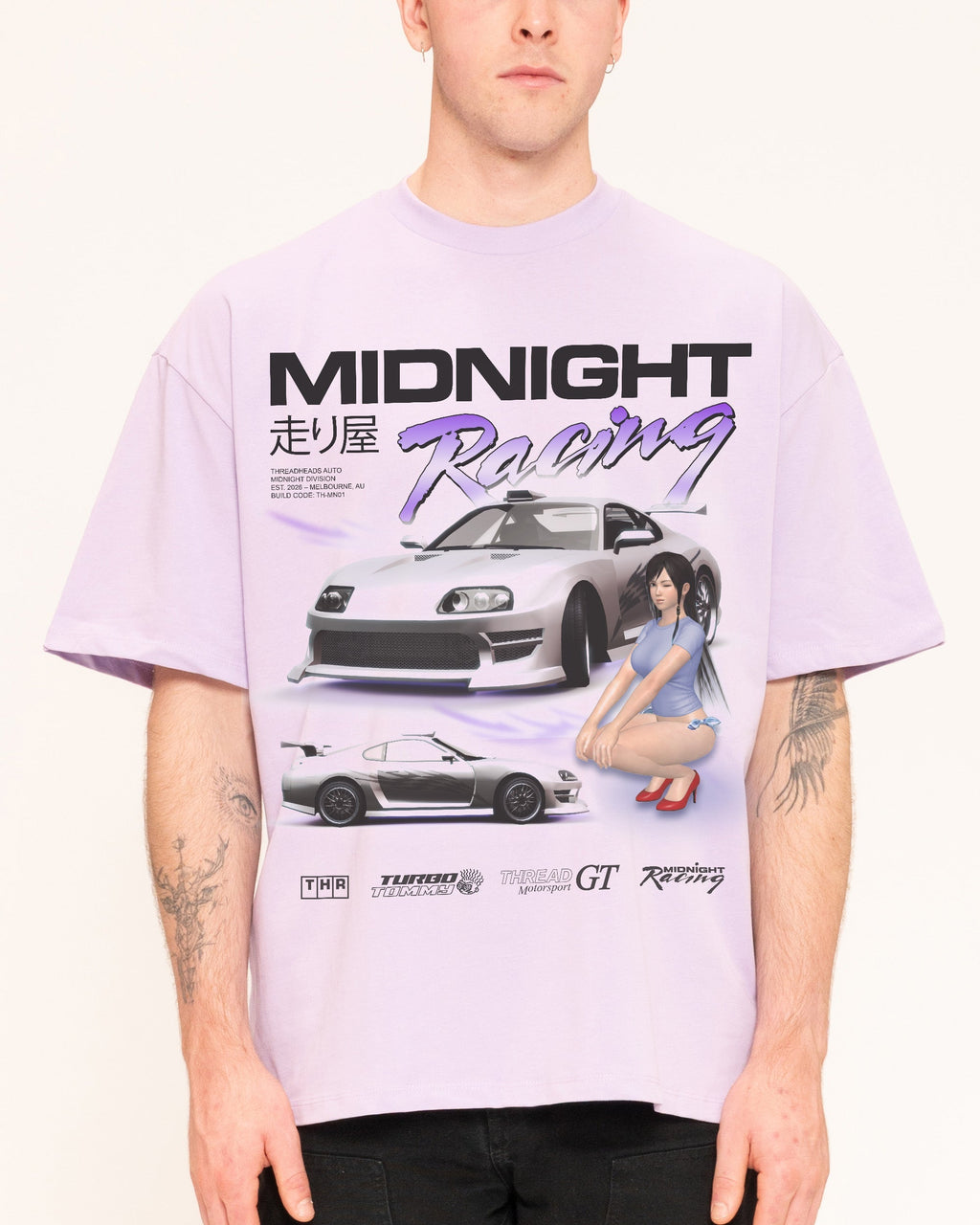 Midnight Racing Oversized Tee Unisex