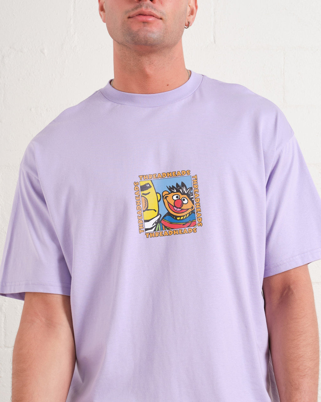 Bert And Ernie Driving Me Bananas Oversized Tee Unisex