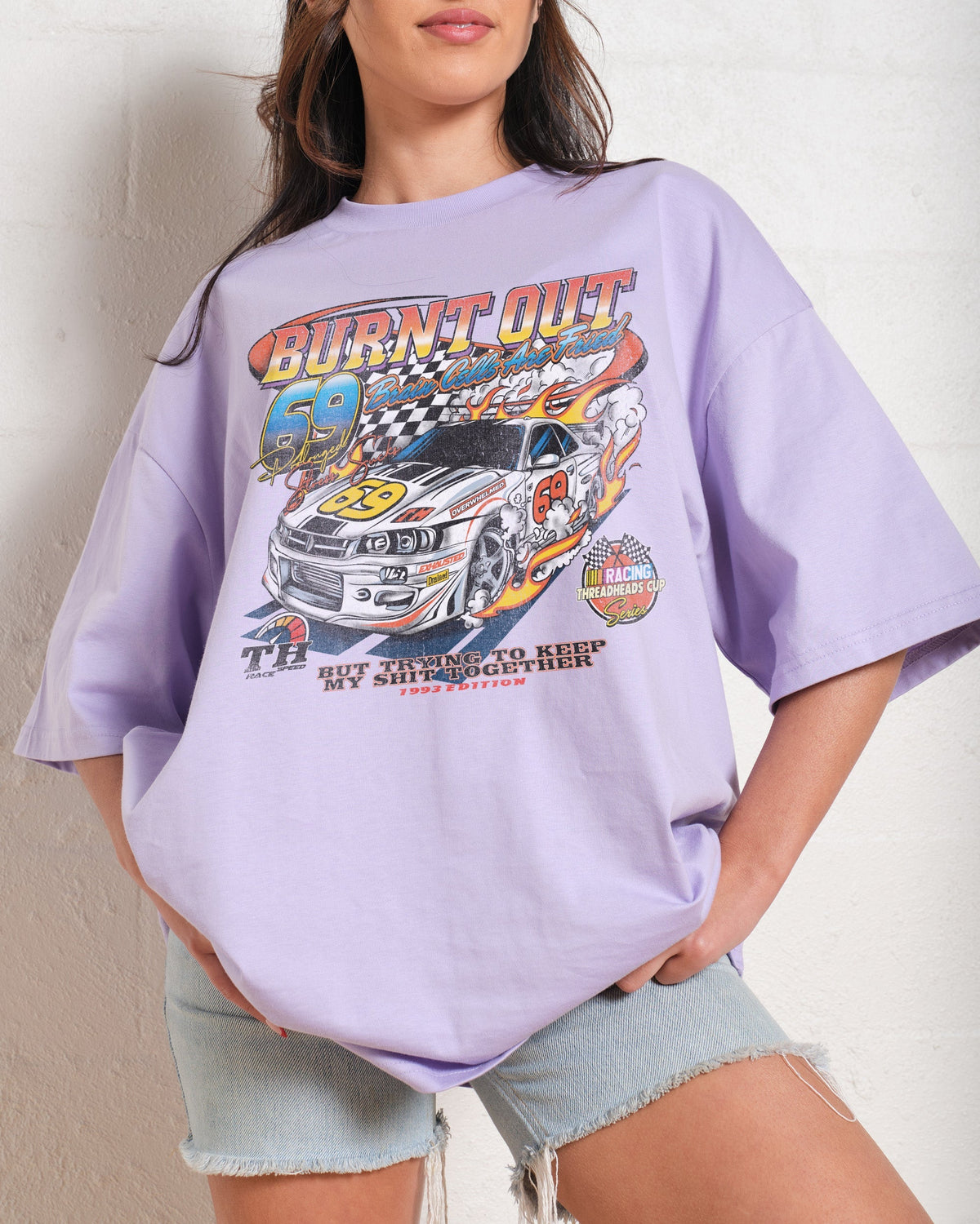 Burnt Out Oversized Tee Unisex