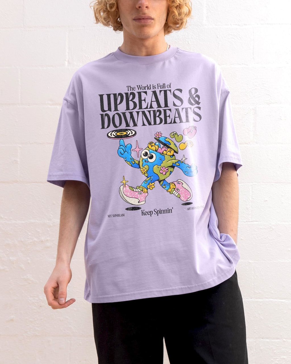 Upbeats & Downbeats Oversized Tee Unisex