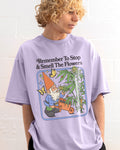 Smell The Flowers Oversized Tee Unisex