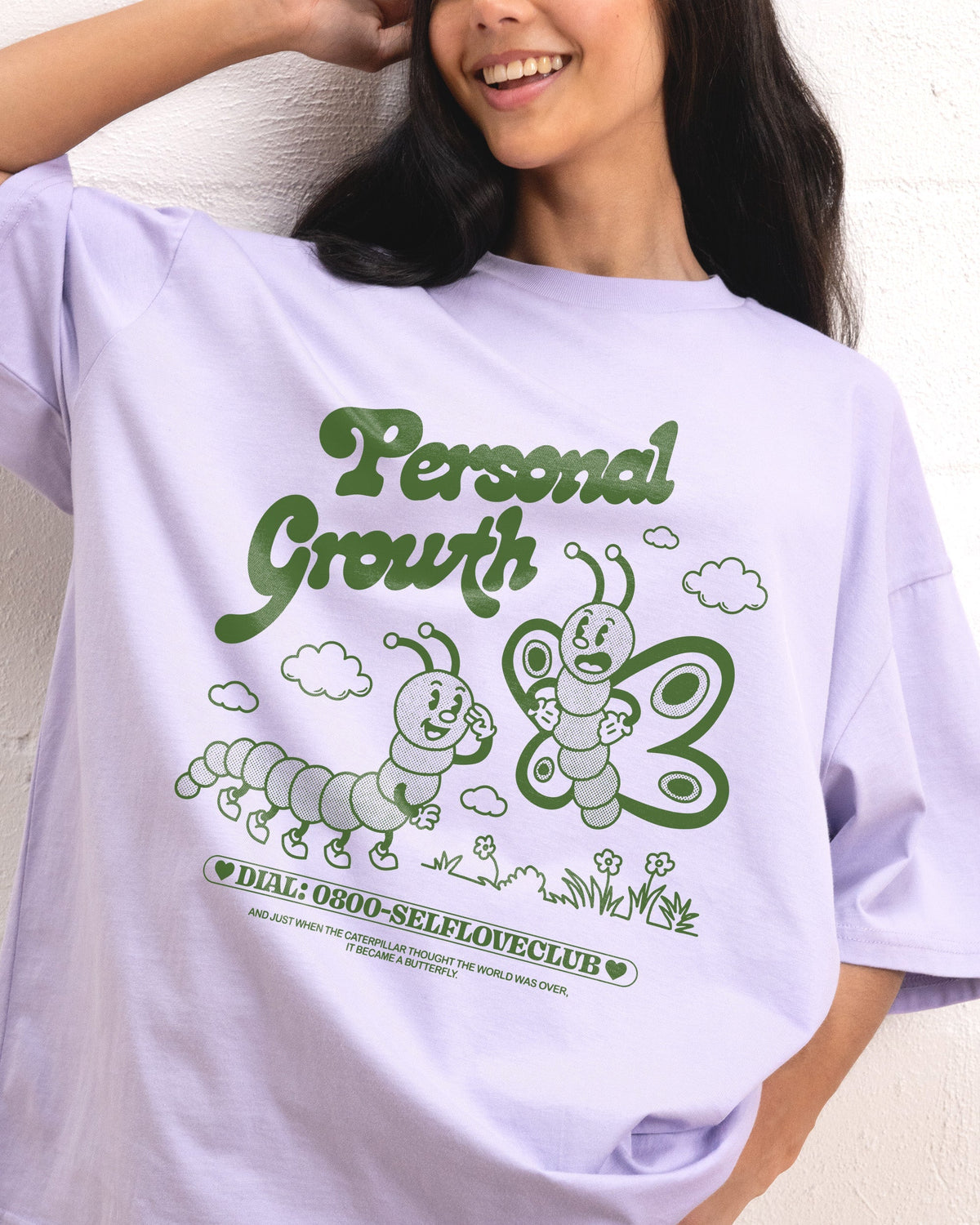 Personal Growth Oversized Tee Unisex