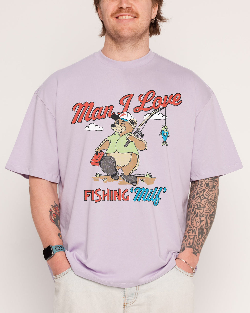 MILF Fishing Oversized Tee Unisex