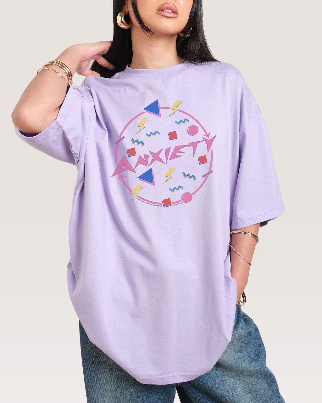 Anxiety Oversized Tee Unisex