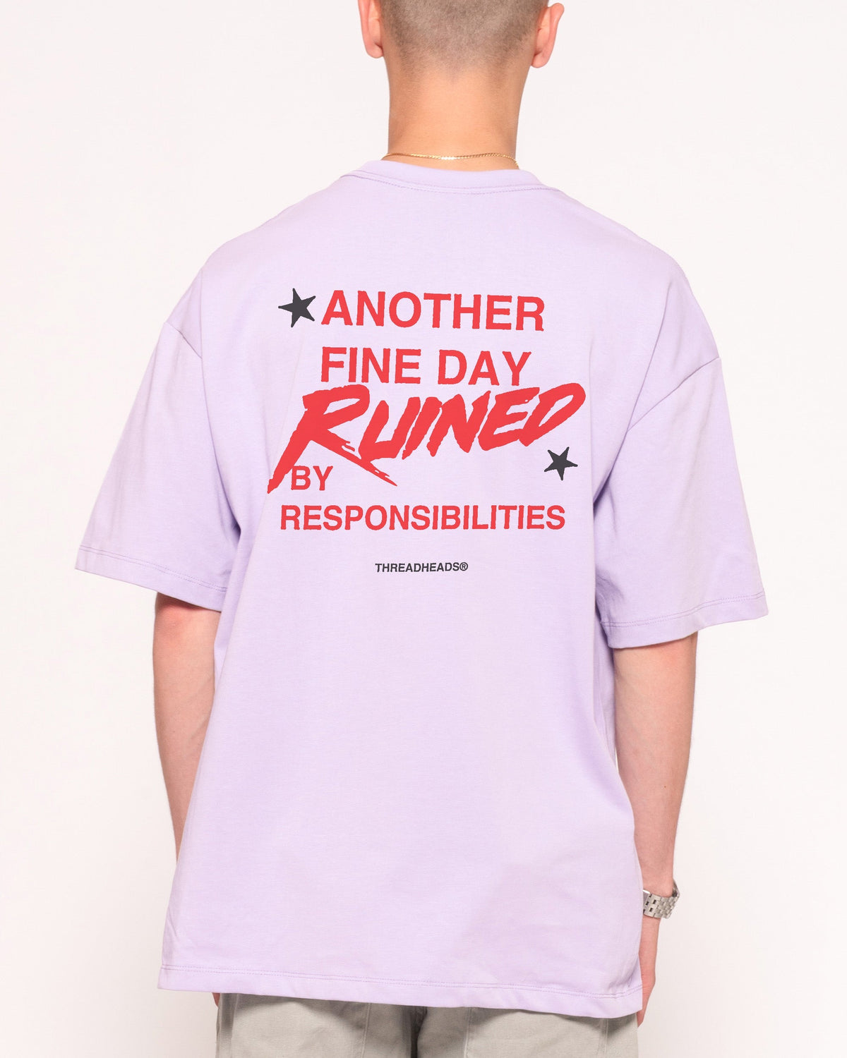 Another Fine Day Ruined Oversized Tee Unisex
