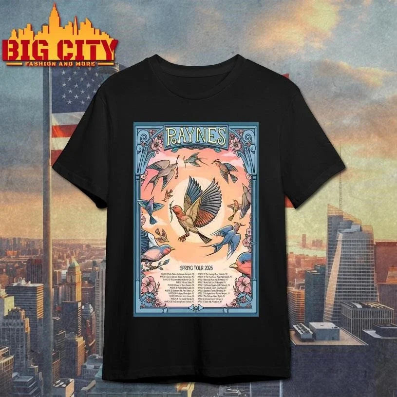 Limited Edition Raynes Band Spring Tour 2026 Poster Shirt Unisex