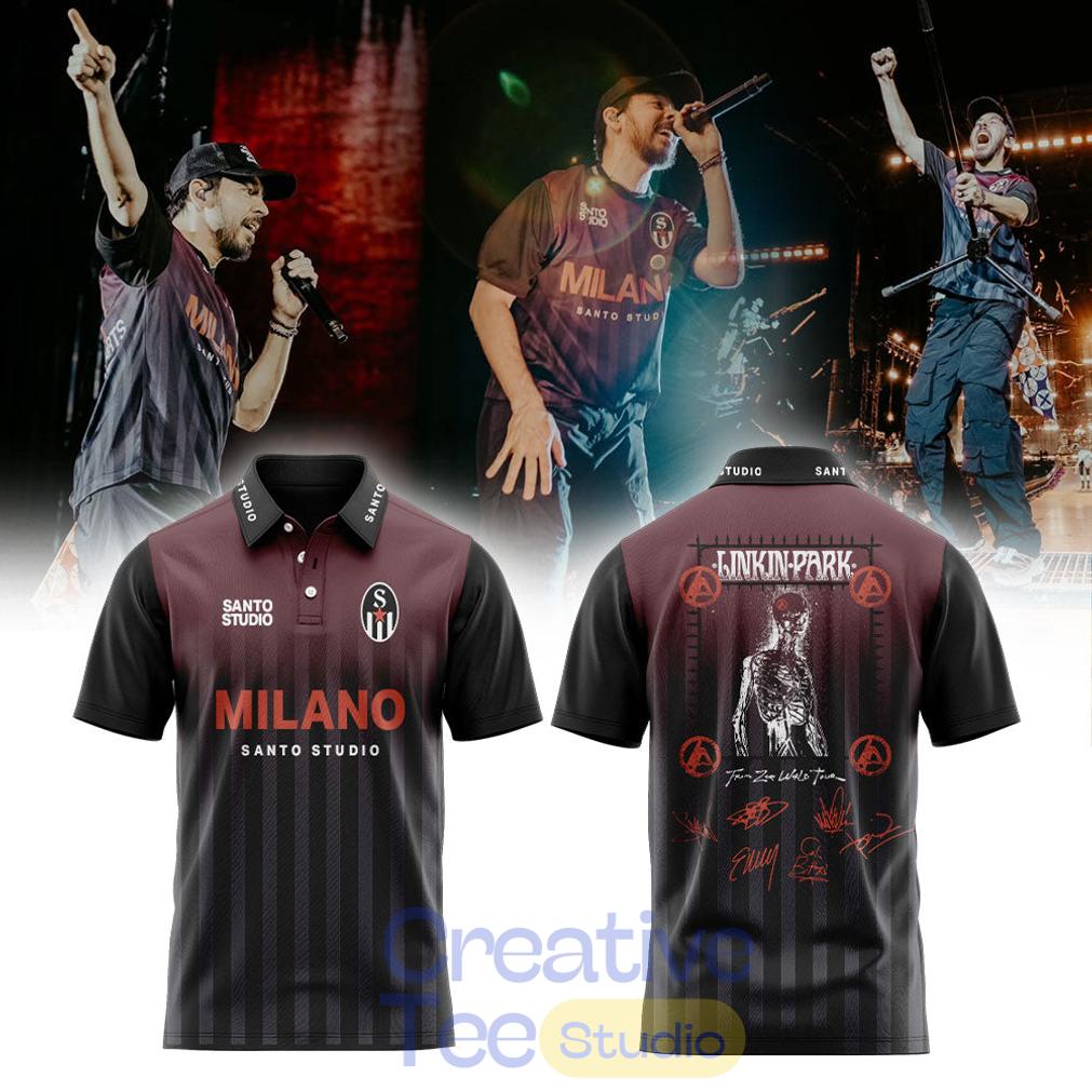 Linkin Park World Tour Concert In Madrid Edition Polo Shirt