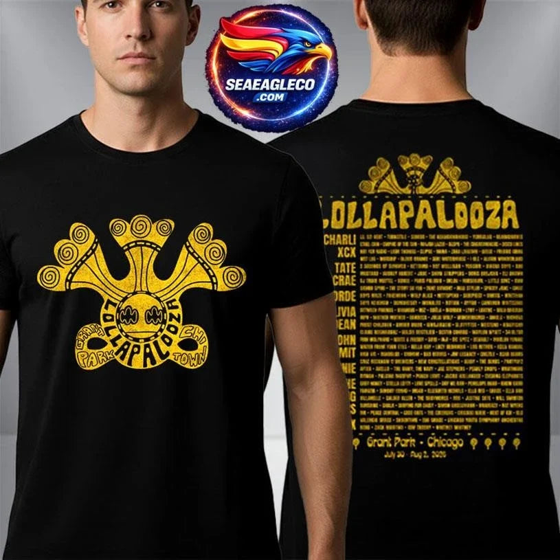 Lollapalooza 2026 Festival Two Sided Shirt Unisex