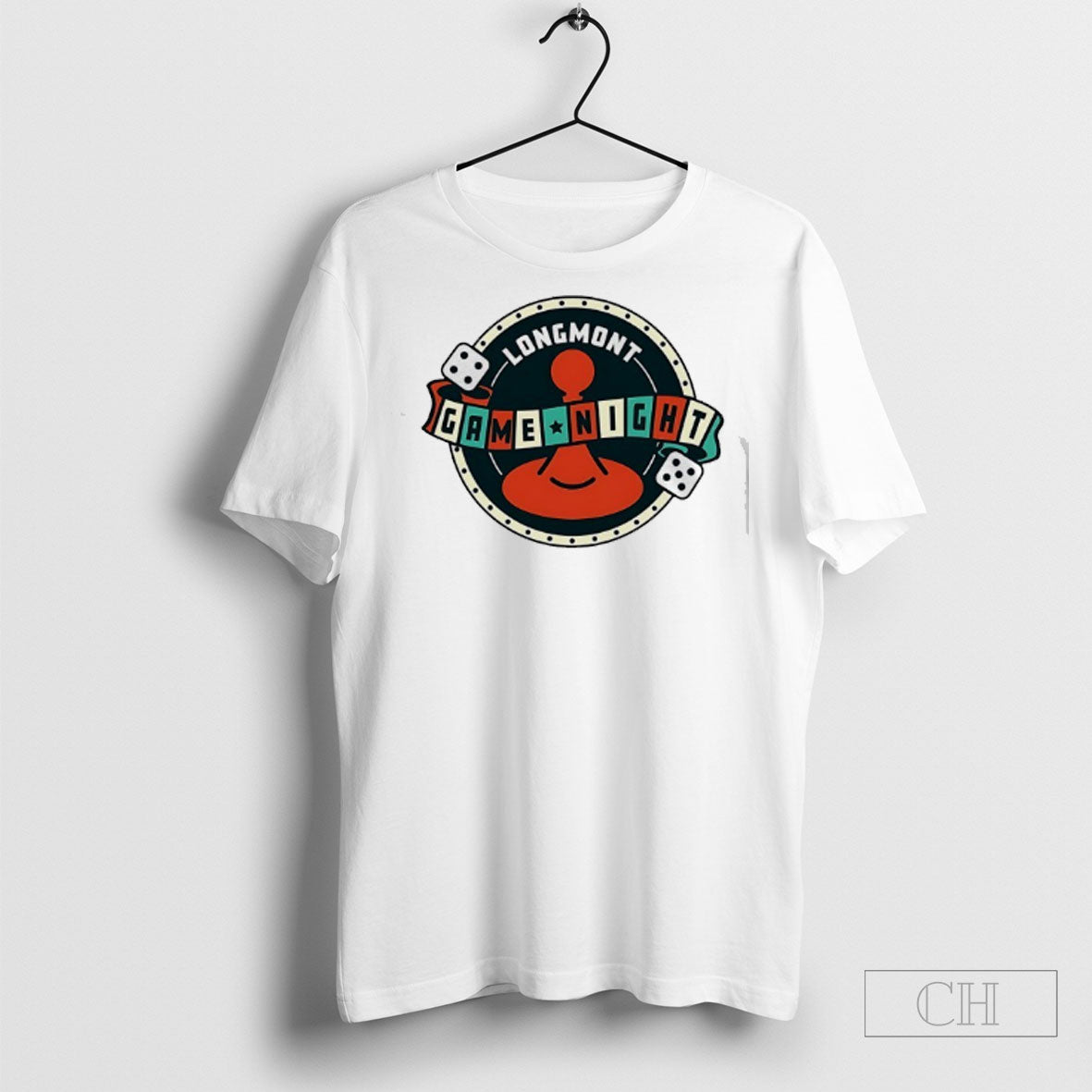 Longmont Game Night Dice Logo Shirt Unisex