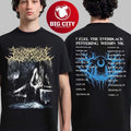 Lorna Shore I Feel The Everblack Festering Within Me 2026 Europe Tour Merch Two Sided Shirt
