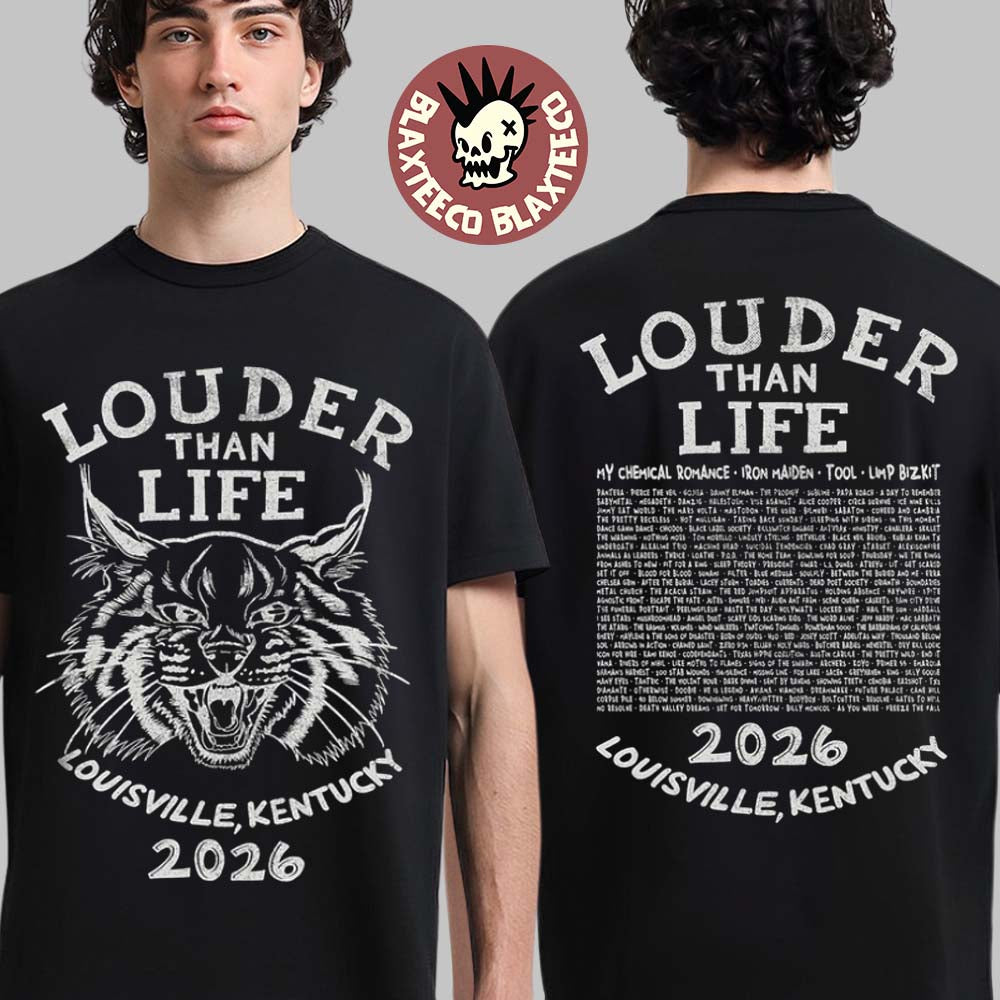 Louder Than Life 2026 Festival Merch Louisville KY At Kentucky Expo Center From September 17 To 20 2026 Bobcat T-Shirt