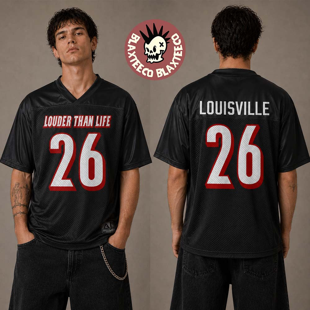 Louder Than Life 2026 Festival Merch Louisville KY At Kentucky Expo Center From September 17 To 20 2026 Louder Cardinals Football Jersey
